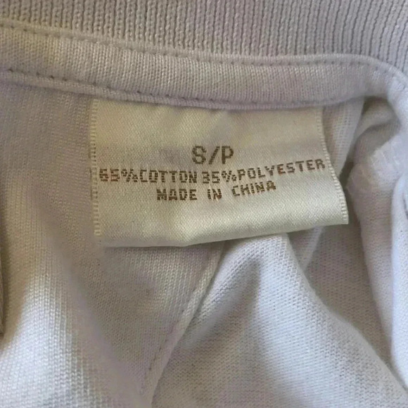 EP Pro bright white golf shirt w  colourful band under front buttons - Picture 4 of 4